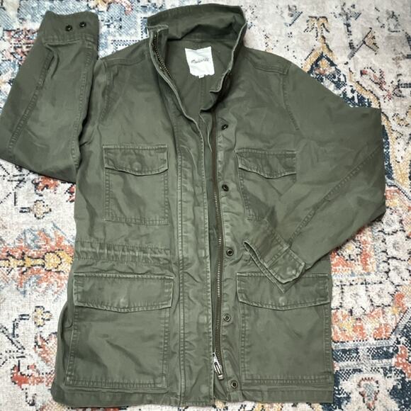 Madewell Jackets & Blazers - Madewell Surplus Jacket Olive Green Utility Field Coat Size XS